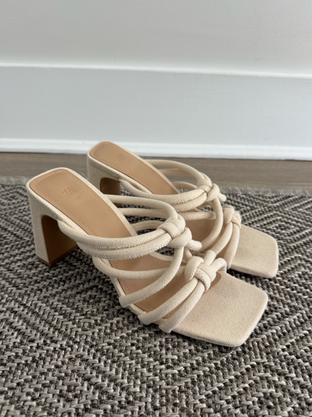 Cream Heels size 37